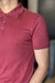 GOLA POLO EM SUEDINE SLIM VERMELHA - comprar online