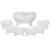 Conjunto de sobremesa 7 peças - comprar online