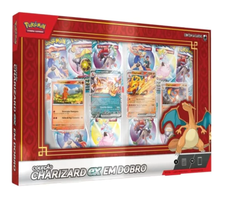 Box Coleção - Charizard Ex em Dobro