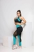 Conjunto Dual Color com Detalhe em Tule (versão calça)