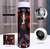 Termo de acero inoxidable Naruto Sasuke, botella de agua Digital inteligente de 500ml