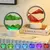 Lampara Imagen Artística Arena Móvil 3d Led Hogar Usb El249