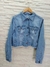 JAQUETA JEANS BARRA A FIO - comprar online