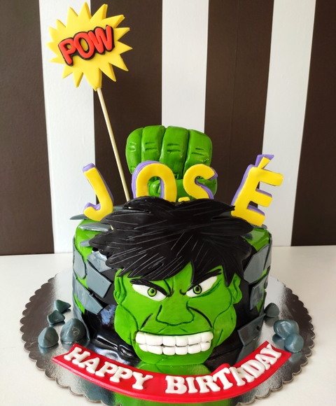 Pastel Temática De Super Héroes