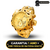Imagem do Relógio Invicta Venom Skull Dourado Banhado a Ouro 18K A Prova D'água Luxo