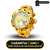 Relógio Invicta Venom Skull Dourado Banhado a Ouro 18K A Prova D'água Luxo - VENDAS EXPRESS