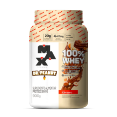 WHEY 100% DR. PEANUT 900G POTE - MAX TITANIUM na internet