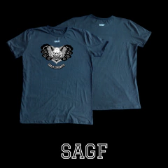 REMERA "CRAZY STRENGTH" NEGRA
