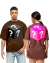 Oversized Streetwear Misterioso - Marrom - comprar online