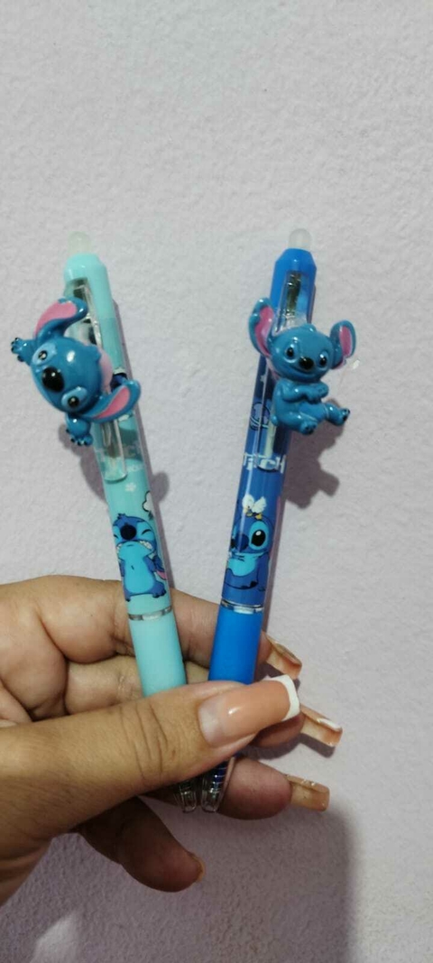 Caneta Apagável Stitch com Pingente