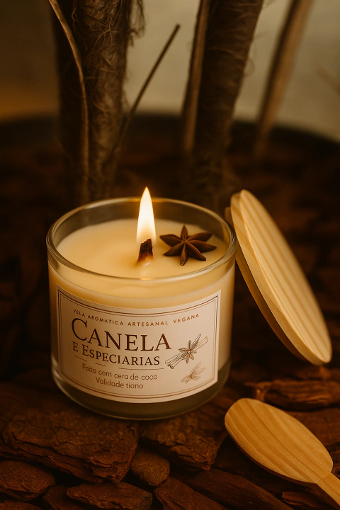Vela Aromática Canela e Especiarias 100g - comprar online