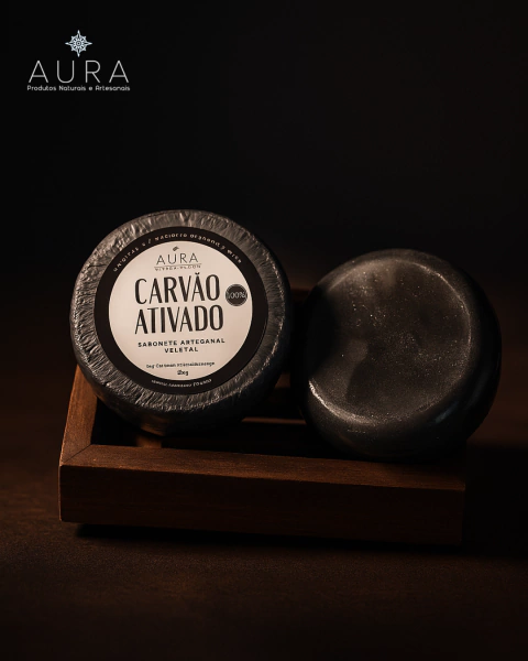 Sabonete Vegetal Carvão Ativado 90g - comprar online