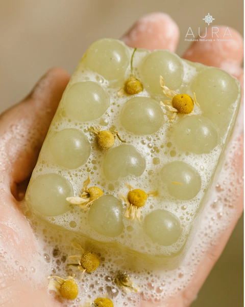 Sabonete Vegetal Erva Doce e Camomila 100g