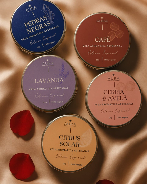 Mini Vela Aromática Vegetal 20g - comprar online