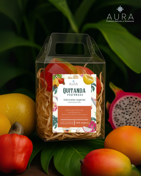Kit Quitanda Perfumada com 3 Sabonetes Vegetais