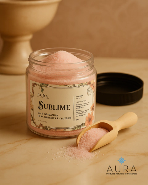 Sais de Banho Banheira e Chuveiro Sublime 550g