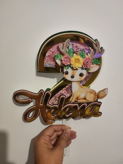 Cake Topper personalizado en Capas con Shaker o Luz en internet