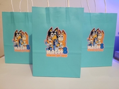 Bolsa dulcera kraft con sticker - tienda online