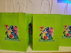 Bolsa dulcera kraft con sticker - H&H FANTASÍA Y SABOR 