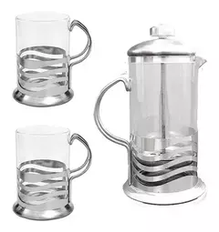 CAFETERA C/EMB + 2 POCILLOS en internet