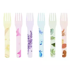 CUBIERTOS PLASTICO PASTEL - comprar online