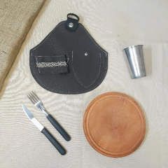 SET DE ASADO C/VASO