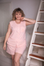 PIJAMA MUJER VERANO LISO CON PUNTILLA ABOTONADO SIN MANGA LINEA ARDISIA - comprar online