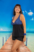 TANKINI ACAMPANADA TAZA ESTAMPADA C/CALZA