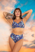 BIKINI SEÑORA CON RECORTE ESTAMPADA - comprar online