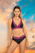 BIKINI LISA CON RECORTE ESTAMPADO CON CINTURA CRUZADA