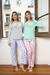 PIJAMA INVIERNO MUJER EN JERSEY PANTALON ESTAMPADO LINEA PERRITOS - comprar online
