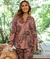 PIJAMA MUJER CAMISERO EN VISCOSA ESTAMPADO LINEA SAFARI en internet