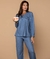 PIJAMA MUJER EN MODAL CON CARTERA ESTAMPADO LUNARES LINEA VERA TIERRA - Lenceria Maria Lujan