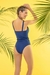 TANKINI DEPORTIVO COMBINADA SUBLIMADA TRES LINEAS NEGRO - comprar online