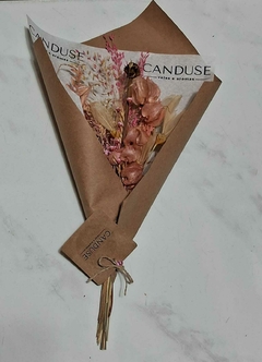 Mini arranjo flores rosa