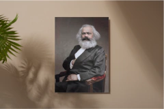 QUADRO DE MDF, KARL MARX