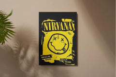 QUADRO DE MDF, NIRVANA