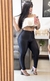 Calça cirré de poliamida - Rosa do Caribe Modas