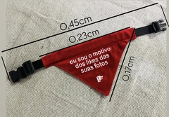 Bandana Pet - eu sou o motivo dos likes - las camisetas