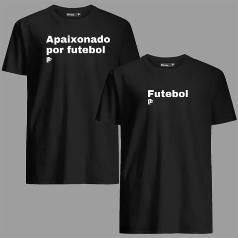 Kit Camiseta Casal - Apaixonado por futebol / Futebol - comprar online