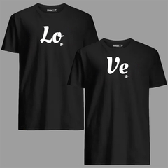 Kit 02 T-Shirts Casal - Lo / Ve - comprar online