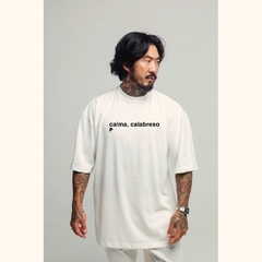 T-Shirt Street Oversized calma, calabreso