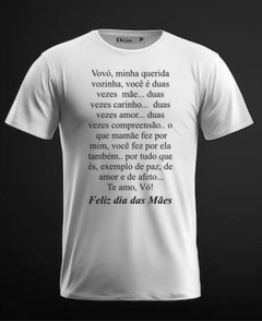T-Shirt - Dia das Mães- Vovó, minha querida - comprar online
