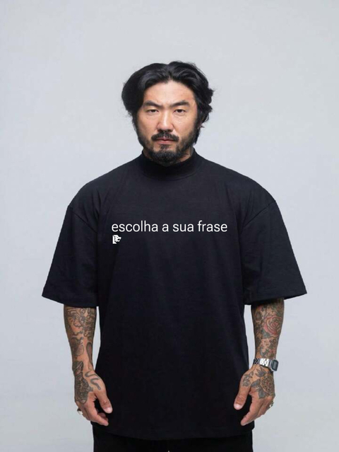 T-Shirt Oversized Streetwear - PERSONALIZE A SUA (Leia a descrição) - comprar online