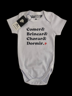 Body Infantil Comer & Brincar