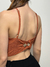 Top Frente Única Dominique Chilli - comprar online