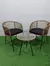 Juego 2 Sillas Gervasoni C/almohadondes + Mesa Tripode - comprar online