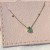Colar Gota Esmeralda em Ouro - comprar online