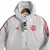 Jaqueta Corta-Vento - Flamengo - 23/24 - Masculina - Adidas - Branco com detalhes em vermelho - GRMSports