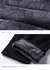 Calça masculina grossa de veludo, jeans estiramento reto, calça jeans quente,